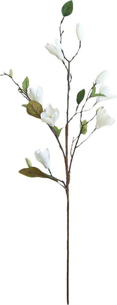 9 Köpfe gefälschte Blume energiegeladene exquisite ohne Wasser Nachbildungative Magnolien Zweig Künstliche Blumen Hotel Nachbildung Nachbildung-...