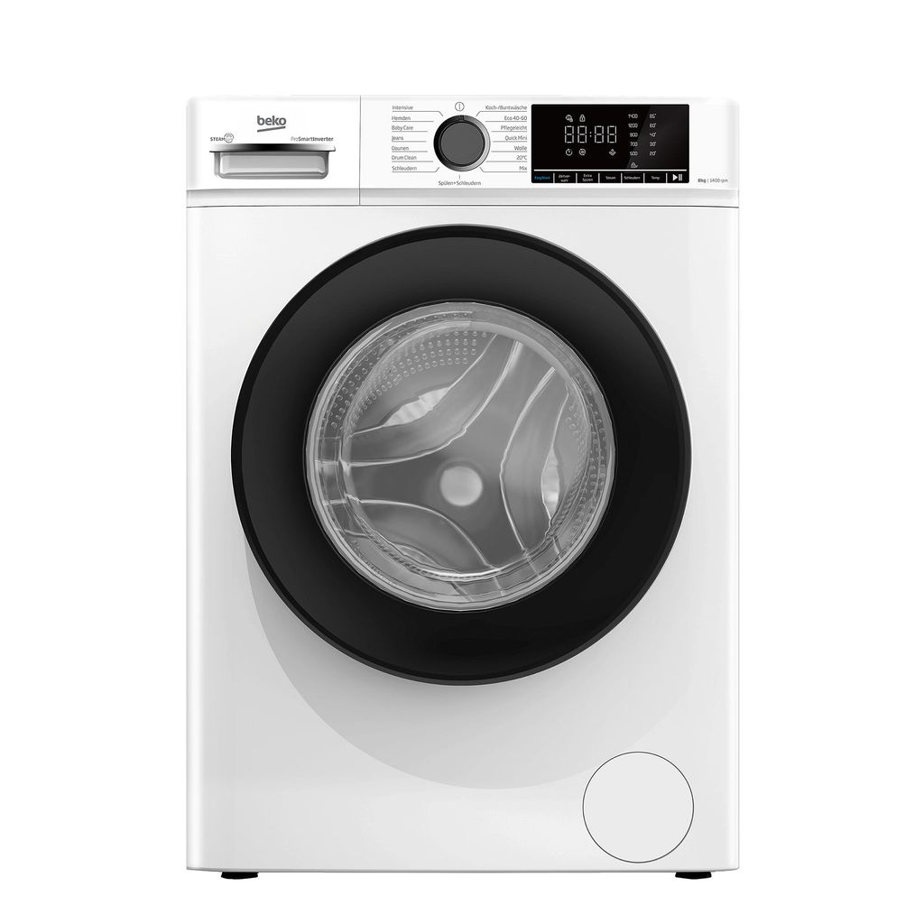 BEKO BM3WFOE841PSA Waschmaschine SteamCure Produktbild 