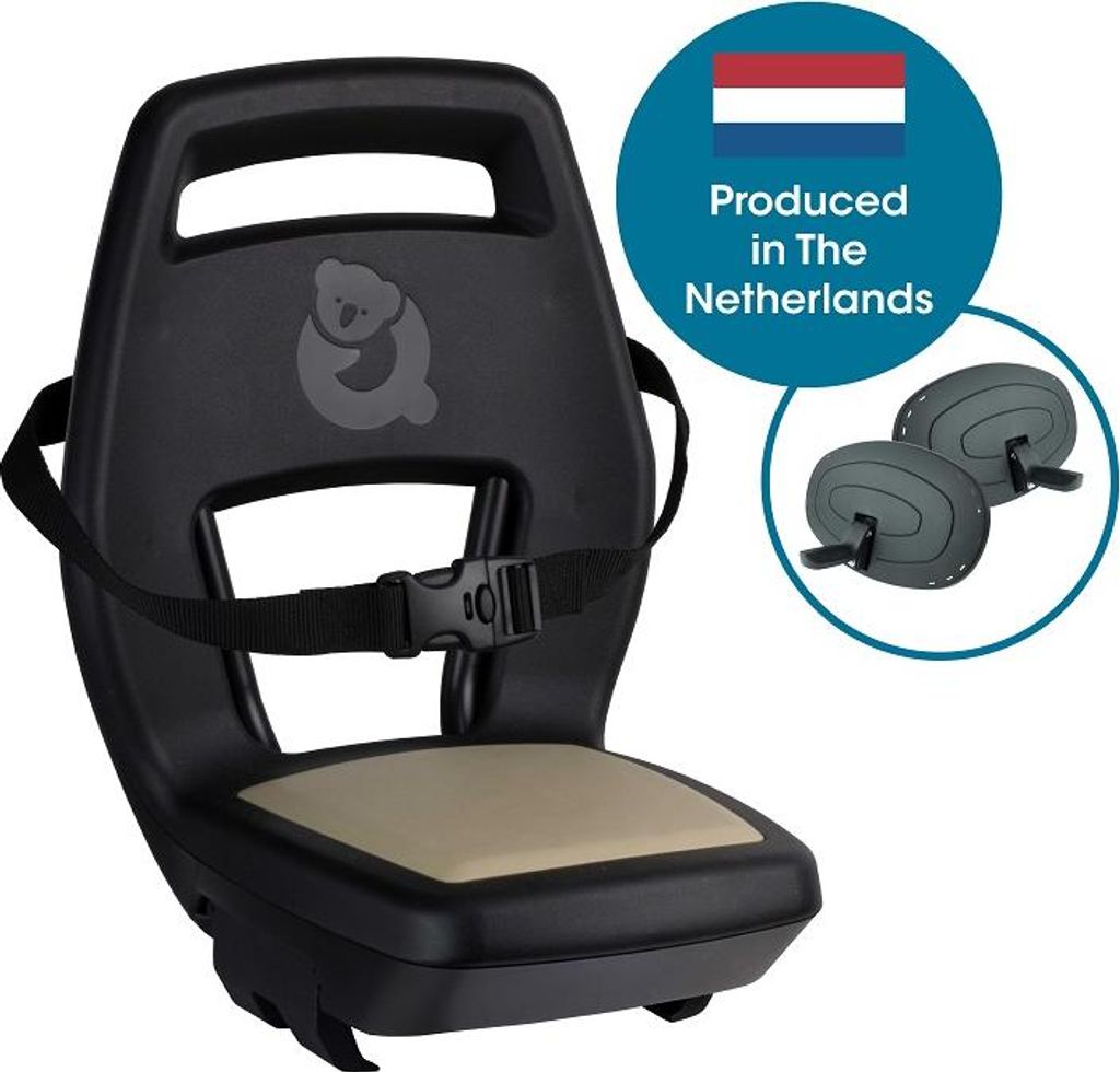 Qibbel Rücksitz Junior Black Creme komplett Q344