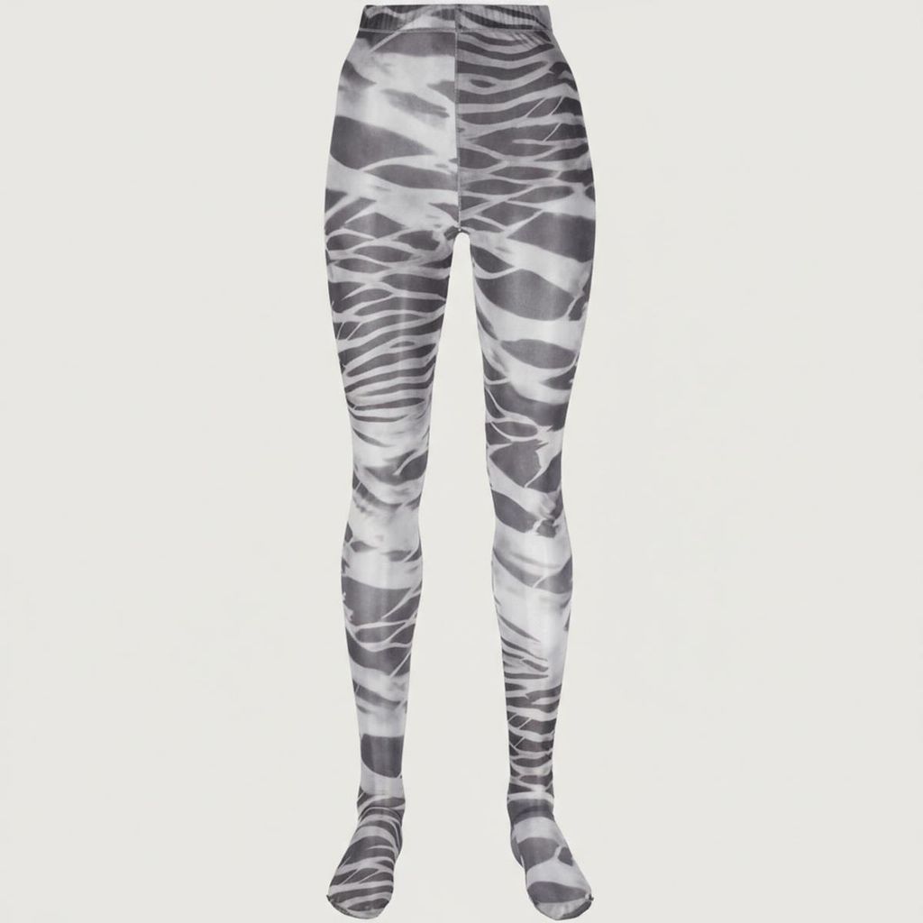 Diesel P-KOLL-E3 Damen Leggings Slim Fit Zebra-Print Größe S
