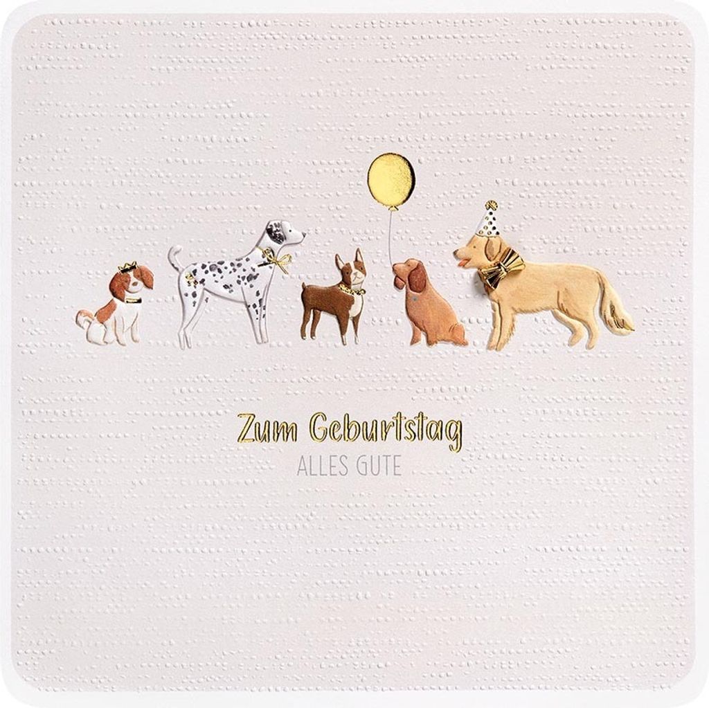 Geburtstag Finest Collection Karte mit Briefumschlag plastikfrei unve