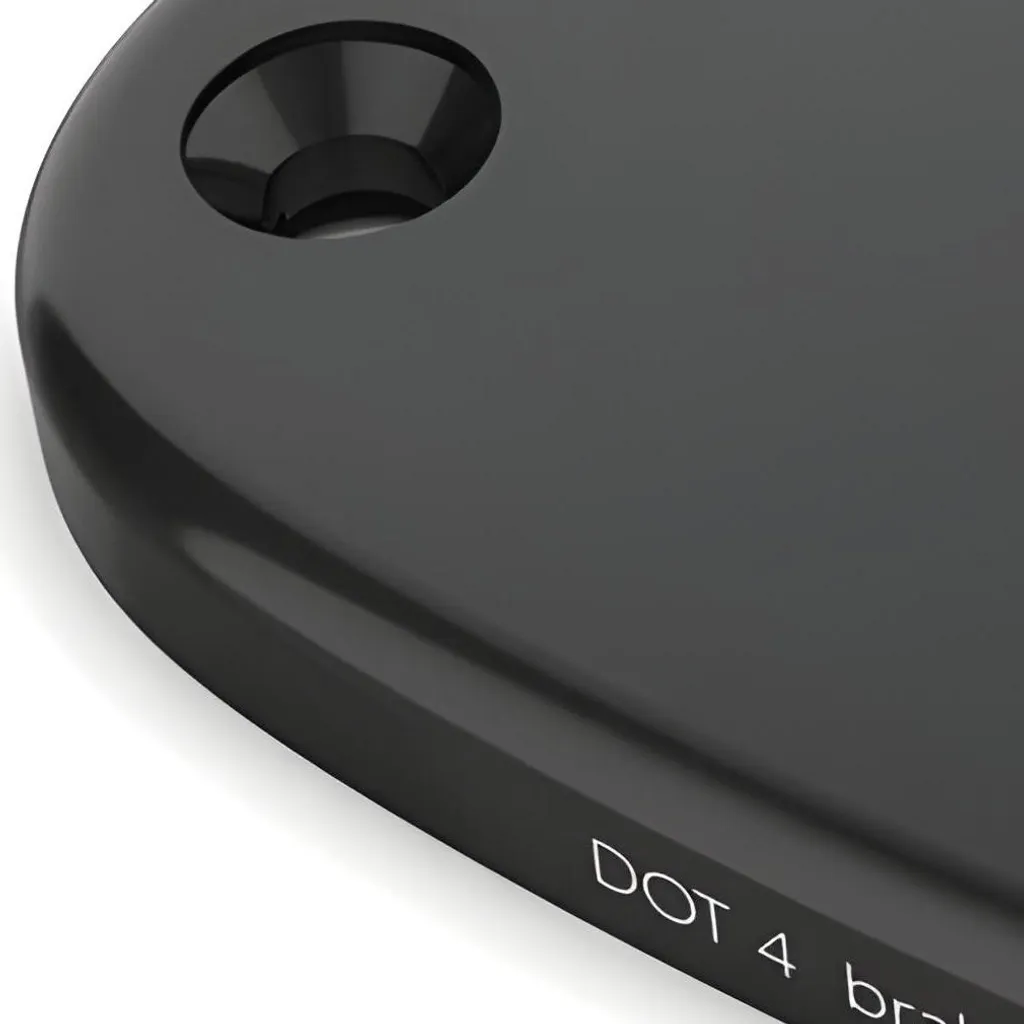Couvercle Highsider CNC anodisé noir pour réservoir de liquide de frein