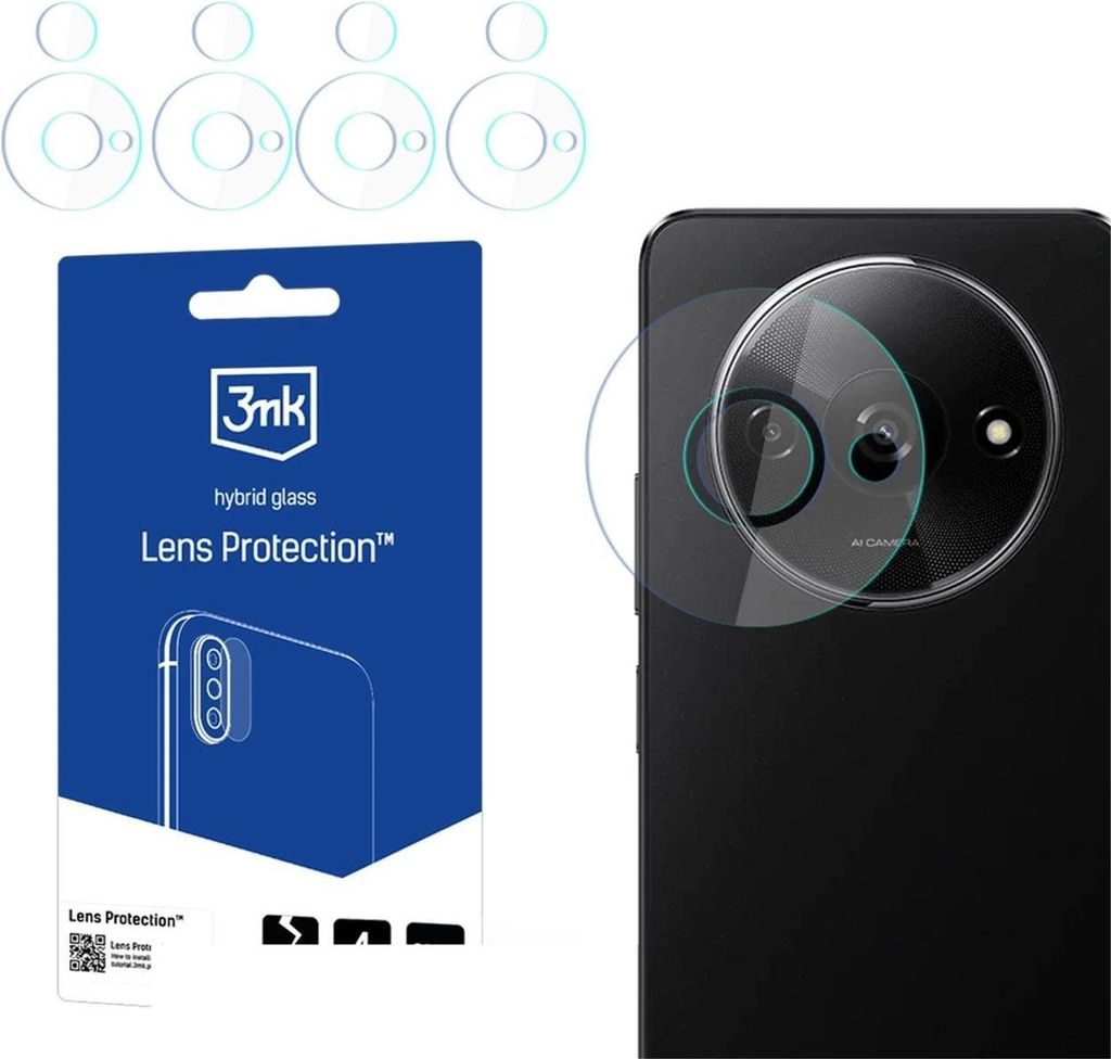 3mk Hybridglas Lens Protection für Xiaomi Redmi A3 Kamera Produktbild 