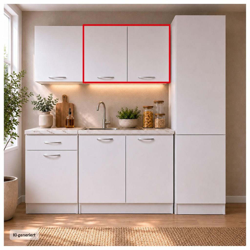 Küchenhängeschrank Jenna Weiß 80 cm Produktbild 