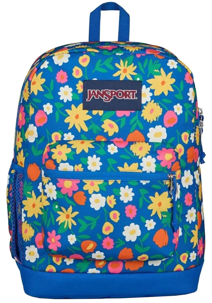 Sac à dos JanSport Cross Town Plus Bleu - Fini le Mal de Dos en Ville