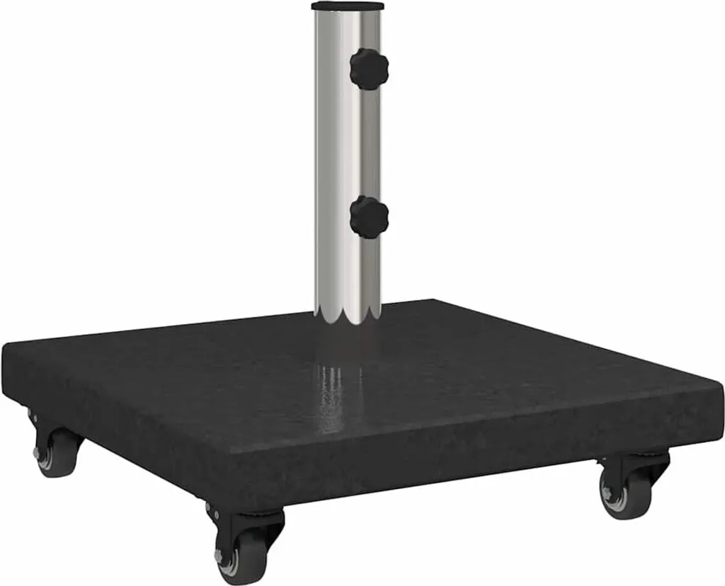 Supporto Ombrellone Granito Nero 45x45 cm | Base Pesante Professionale