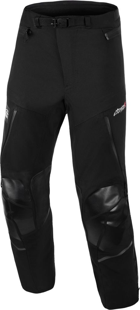 Alpinestars Andes Pro Drystar XF wasserdichte Motorrad Textilhose, schwarz/dunkelgrau, L