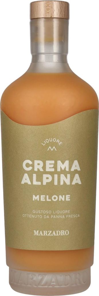 Marzadro Crema Alpina mit Melone - Melonenlikör 17% vol. Produktbild 
