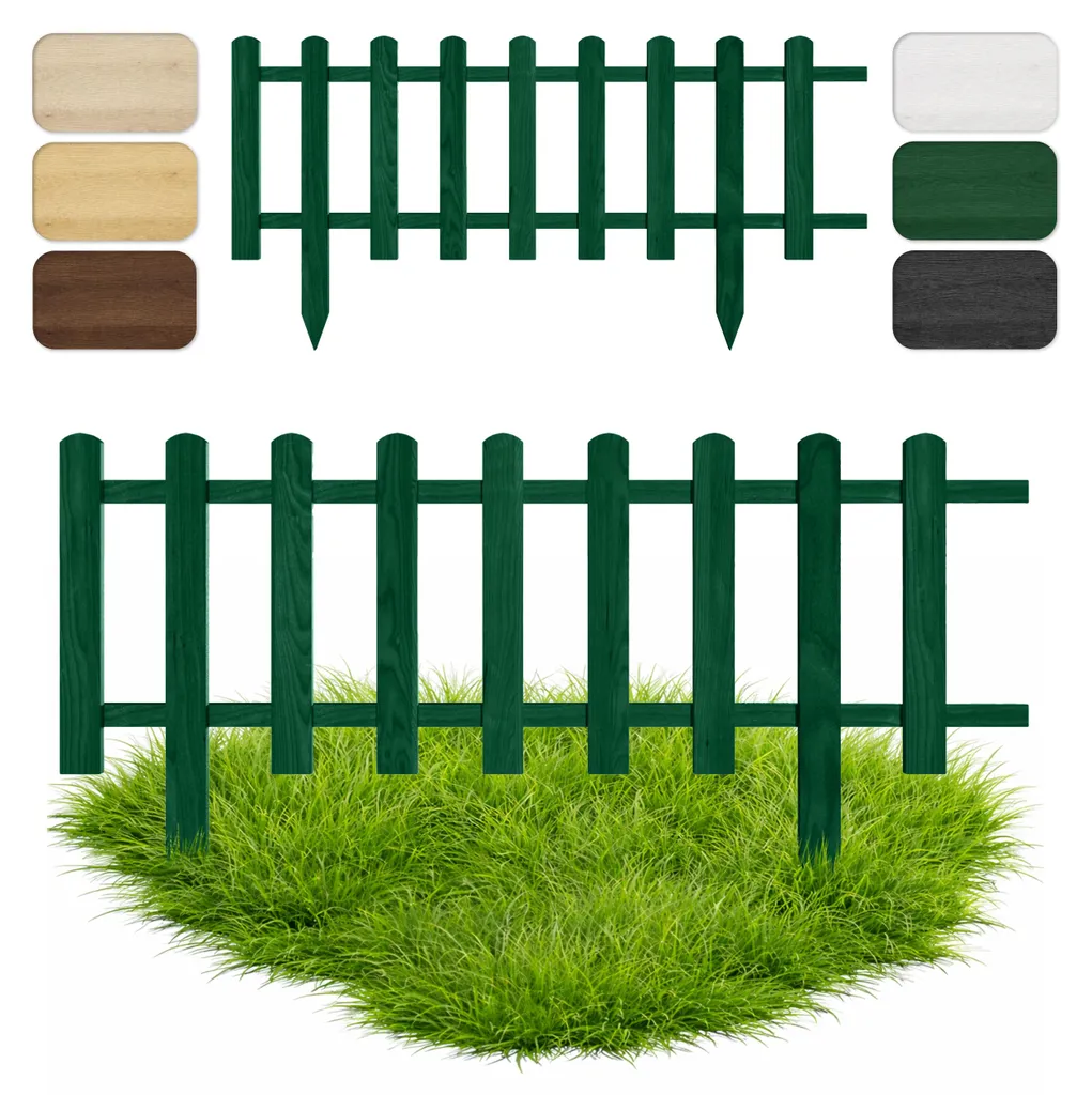 Stop au Gazon Envahissant : Bordure de Pelouse Bois 30 cm Clôture Jardin