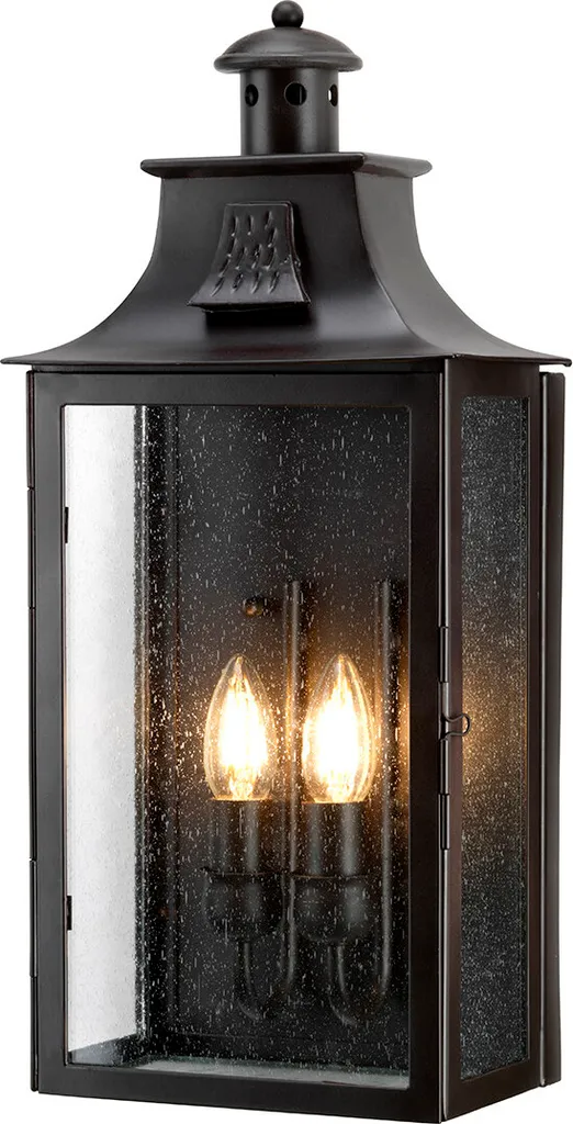 Applique murale rétro Stary bronze E14 Elstead Lighting pour extérieur