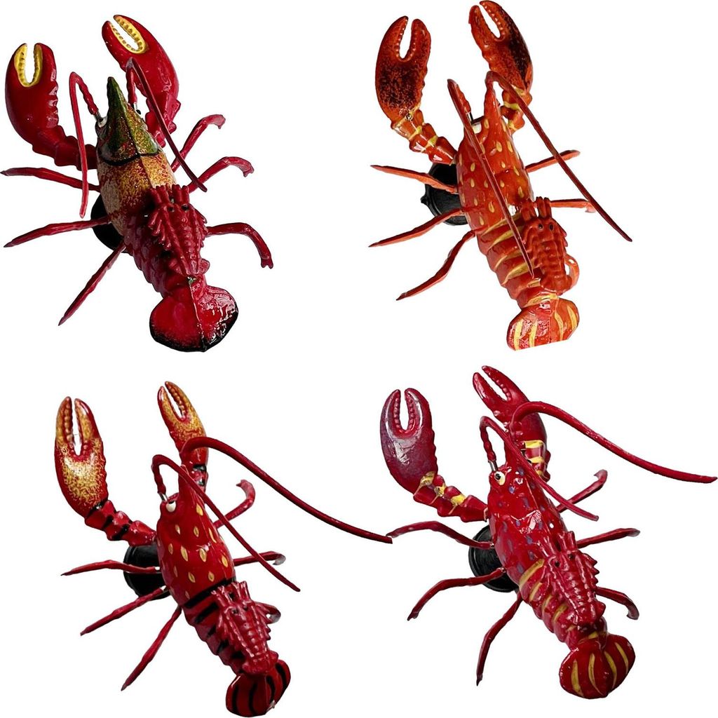 Kühlschrankmagnet mit simuliertem Hummer, bewegliche Gelenke, realistisch, für Zuhause, Büro, Küche, Spind, Kühlschrank, magnetisch, 3D-Krebs-...