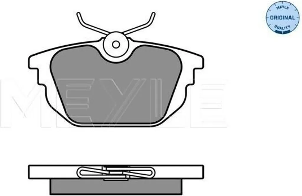 Plaquettes de frein arrière anti-sifflement pour Fiat Bravo Tipo