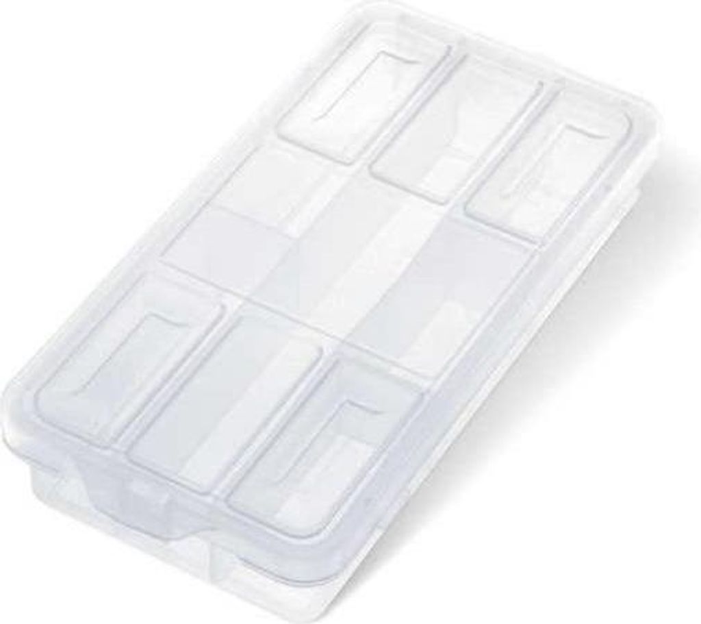 Plastová úložná krabička s přepážkami Obrázek produktu 
