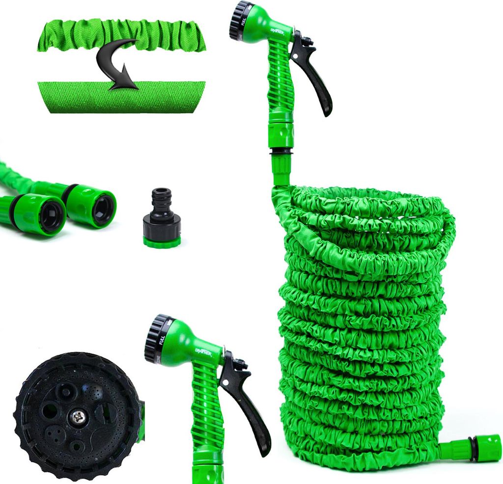 Grafner Gartenschlauch flexibel dehnbar Flexischlauch, 37,5 Produktbild 