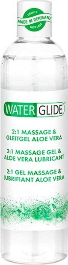 Gleitmittel und Massagegel WaterGlide Aloe Vera 2in1 300ml Produktbild 