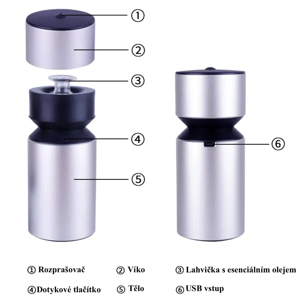 Offerta BOT Diffusore Aromi DBT8 Argento - Il Miglior Rapporto Qualità/Prezzo - 4