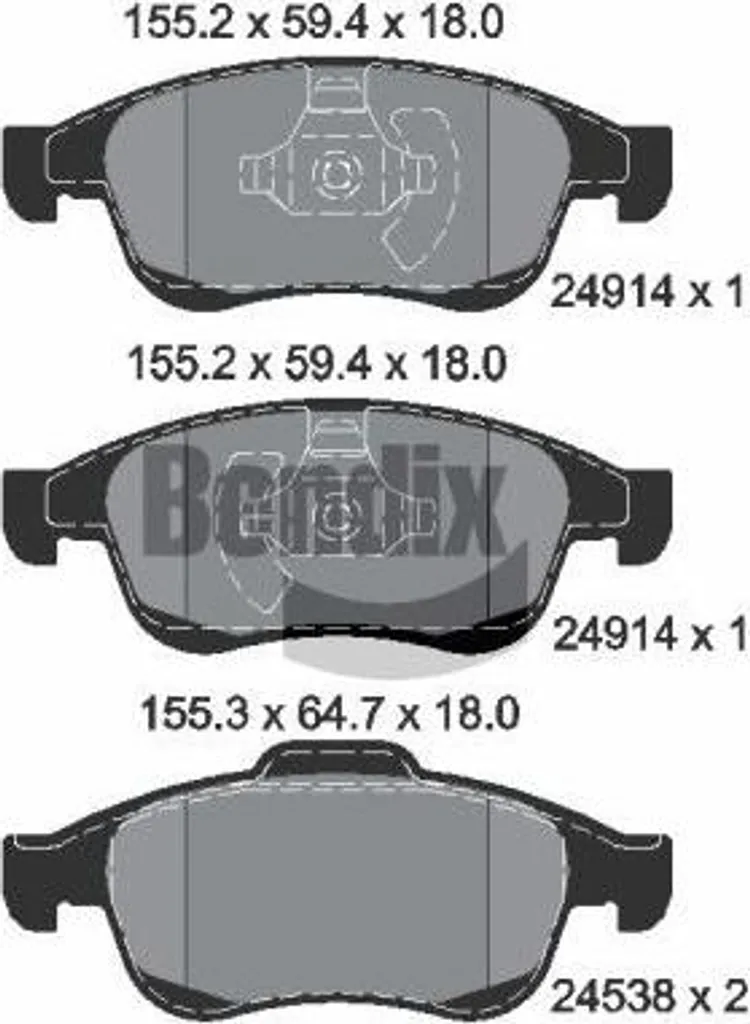 Fini les bruits de freinage : Plaquettes BENDIX BPD1009 OE 4106000Q1B