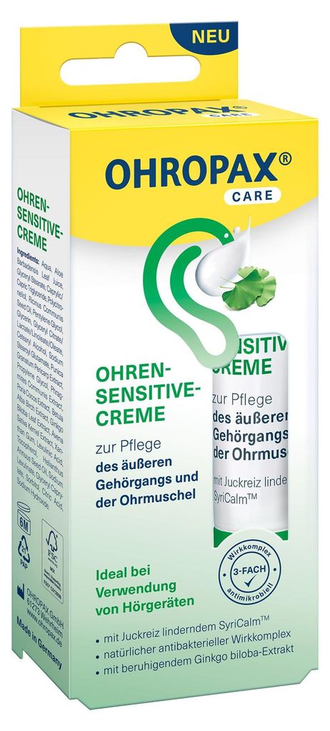 OHROPAX Ohren-Sensitive-Creme 10 ml – Pflegecreme für Produktbild 