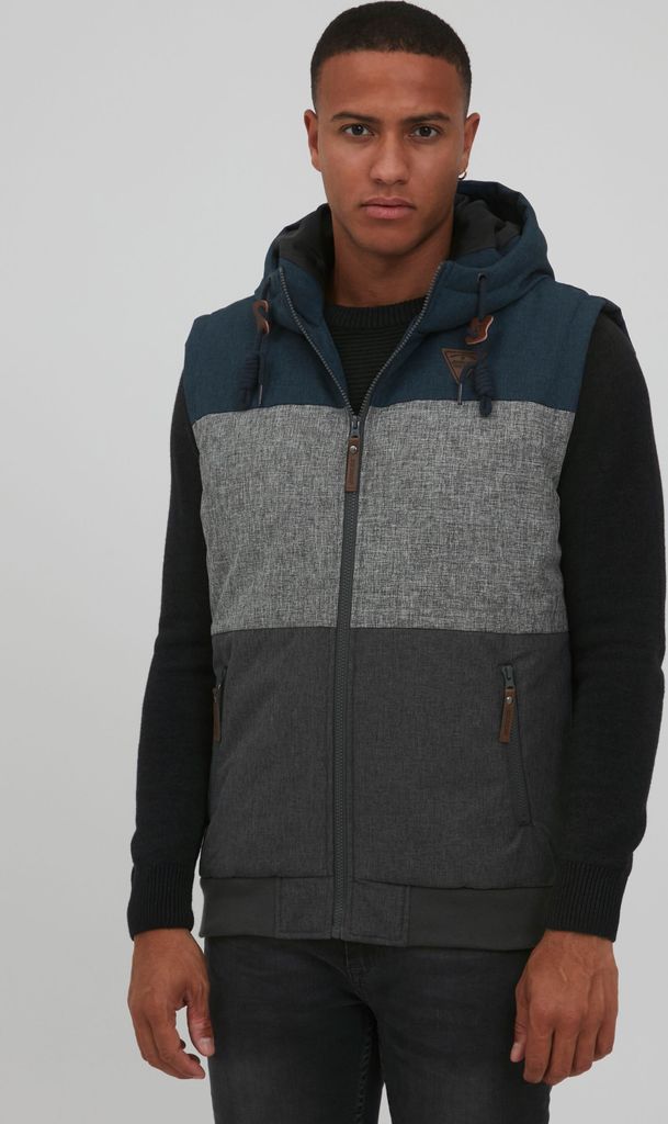 INDICODE IDLecter Herren Weste Outdoor-Weste mit Kapuze