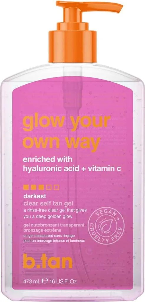 B.Tan Glow a modo tuo 437ml: Abbronzatura Vegan e Idratante in Gel