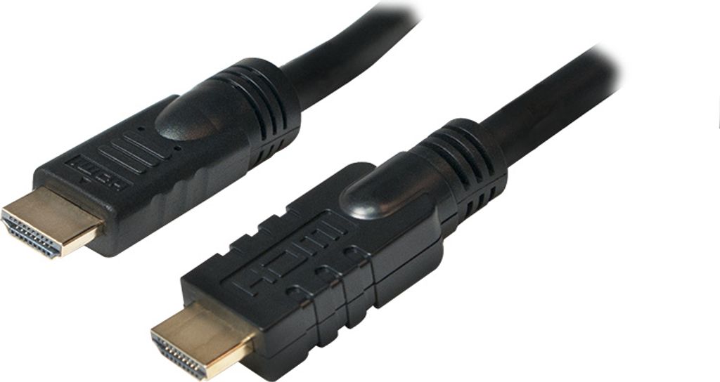 LogiLink CHA0015, 15 m, HDMI Typ A (Standard), HDMI Typ A (Standard), Schwarz