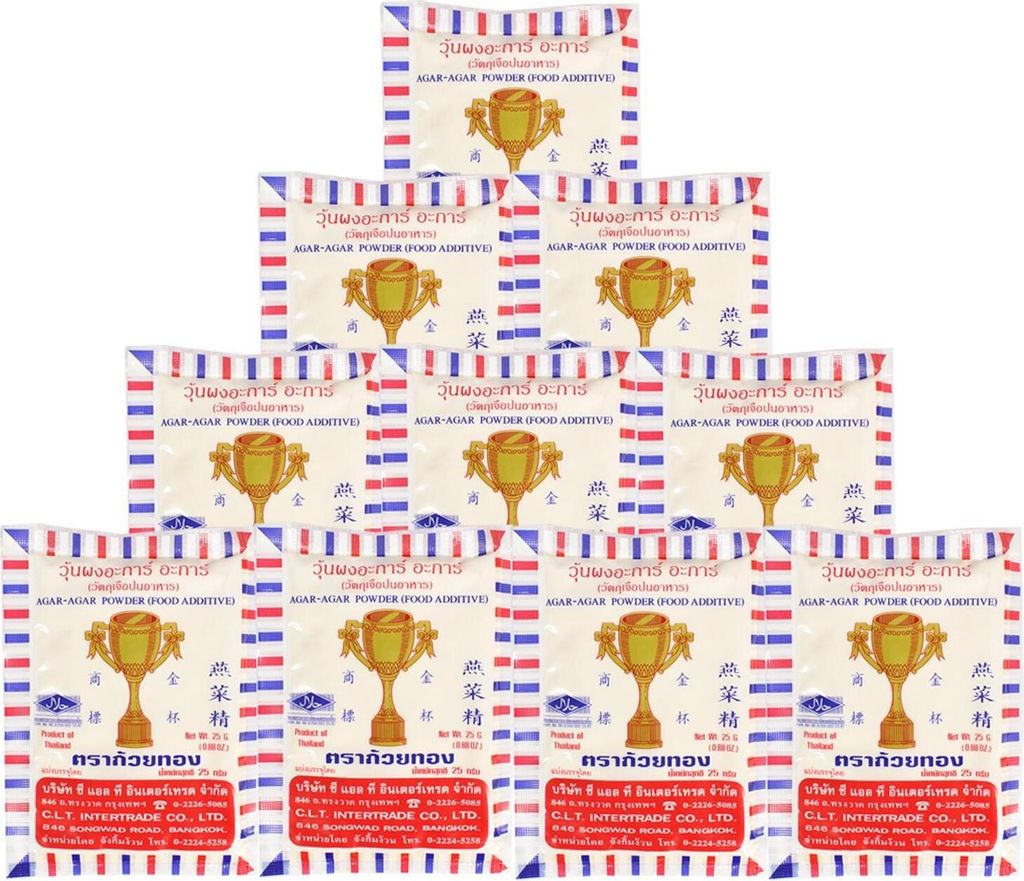 Gold Cup Agar Agar Pulver Bot Rau Cau 10x25g
