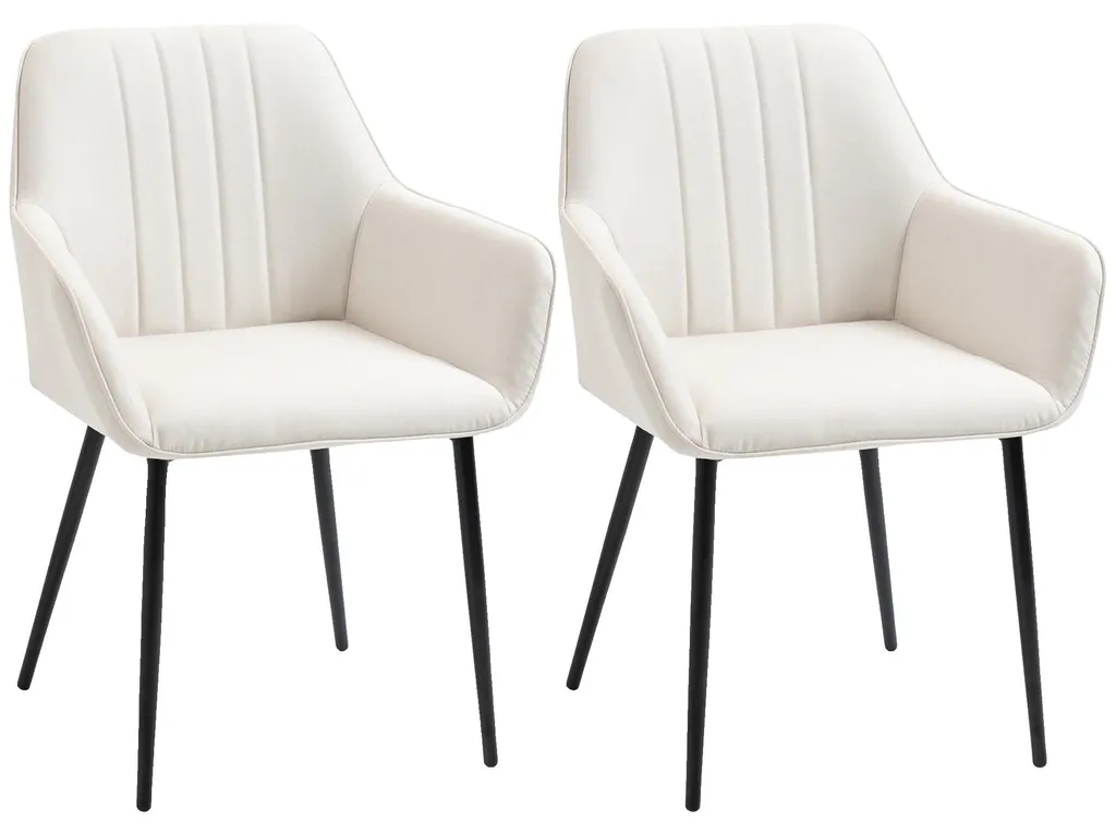 Chaises salle à manger accoudoirs blanc : design épuré et ergonomie