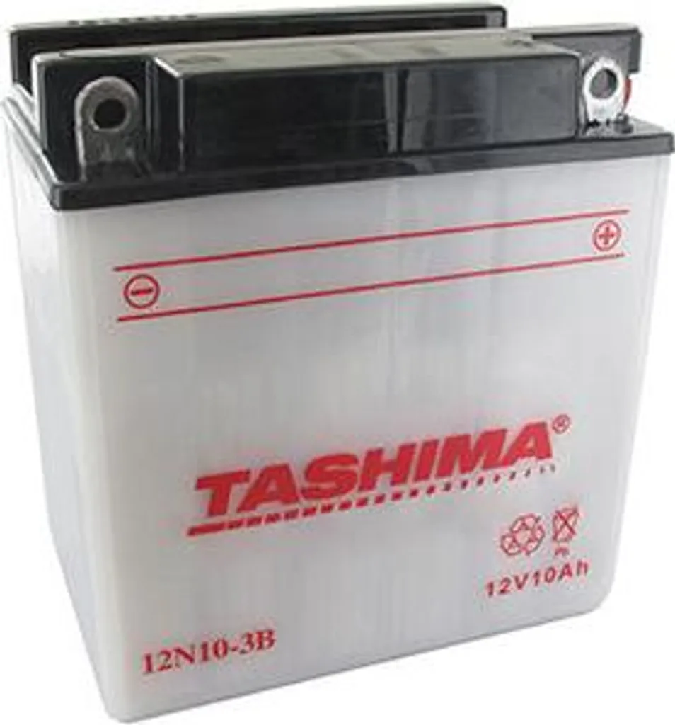 Batterie 12V 10A Tashima : Évitez les Panne de Démarrage 135x90x145mm +D