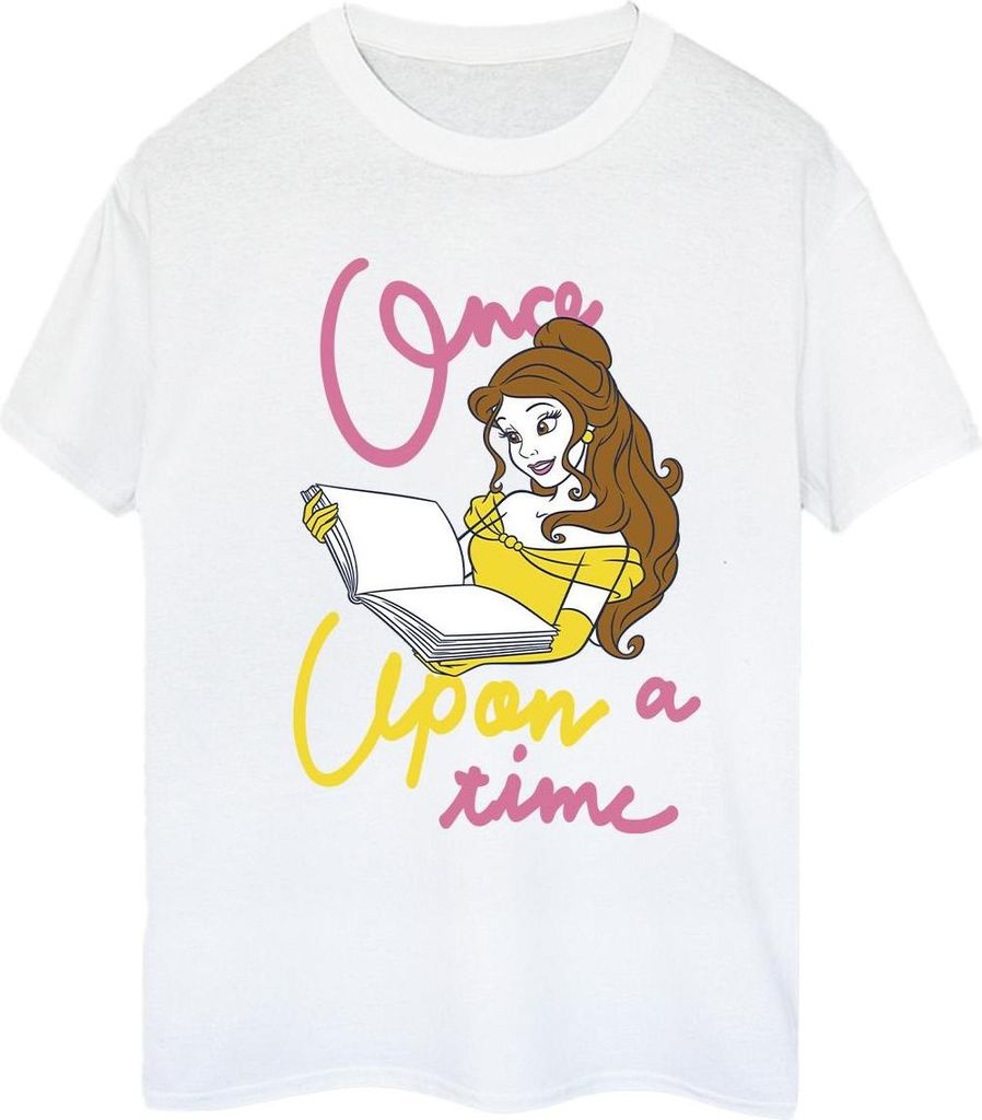 Beauty And The Beast - "Once Upon A Time" T-Shirt für Damen BI53344 (XXL) (Weiß)