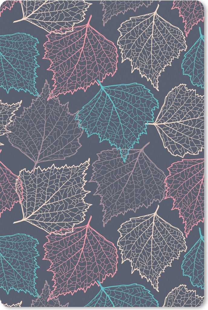 MuchoWow Mauspad Mousepad Herbst - Muster - Laub 40x60 cm - Mousepads - Maus Mat - Pad - Mausunterlage - Schreibtisch Accesoire