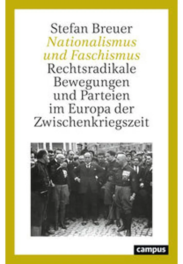 Livre Nationalismus und Faschismus analyse historique de l'Europe