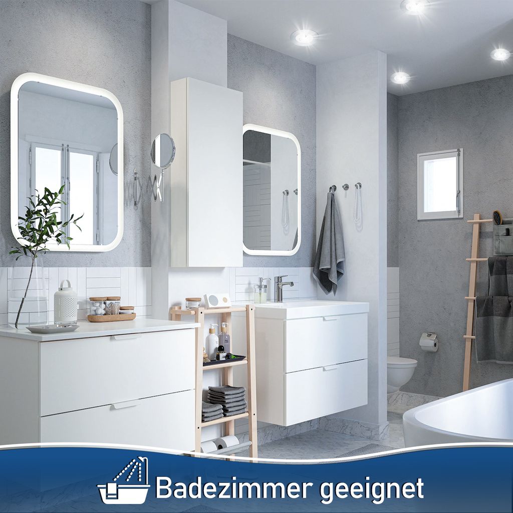Jiubiaz 20er LED Einbaustrahler Deckeneinbauleuchte Set Produktbild 3