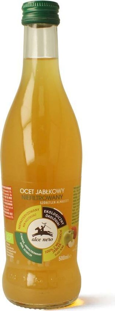 JABLČNÝ OCOT 5% NEFILTROVANÝ500 ml - ALCE NERO Obrázok produktu 