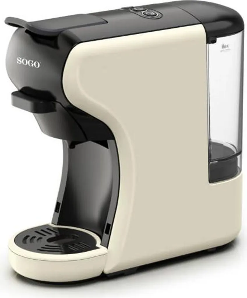 Cafetière multi-capsules 3 en 1 compacte Creme pour un espresso parfait