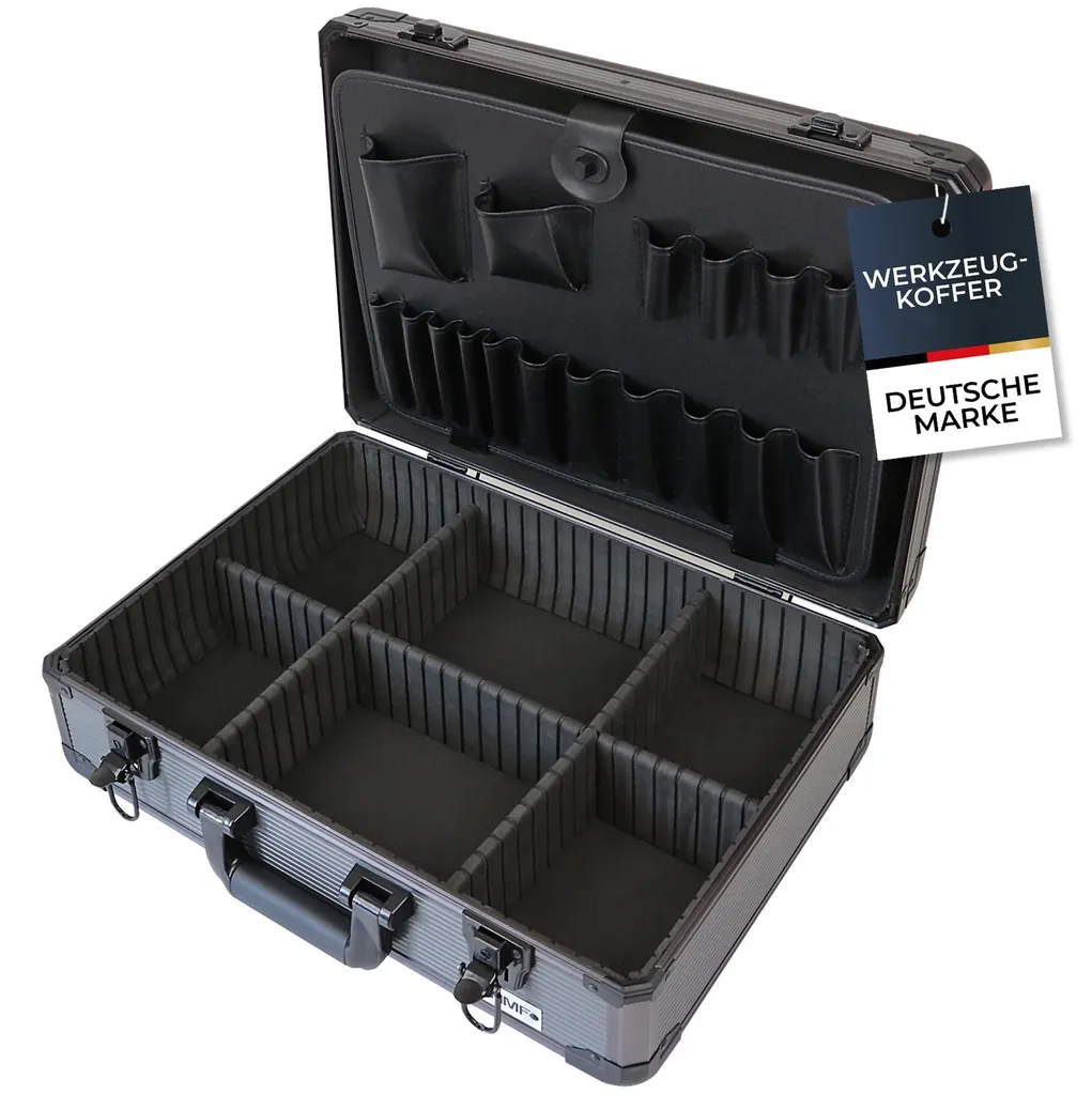Mallette aluminium anti-choc : rangez enfin vos outils avec 17 sections