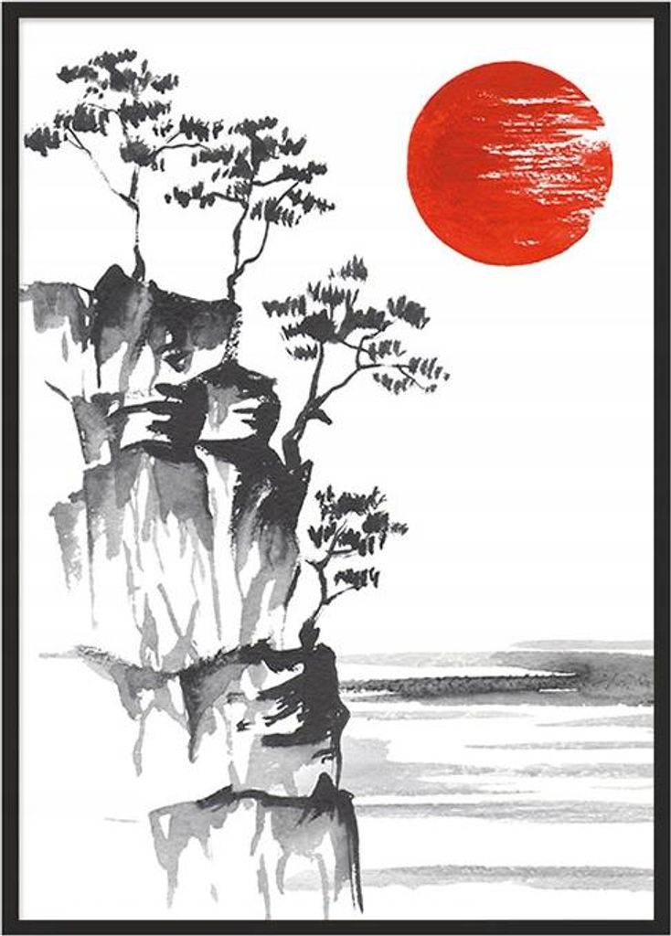 BILDPOSTER IM RAHMEN 53x73 cm Japan P721