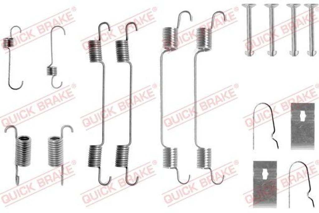 QUICK BRAKE 105-0722 Zubehörsatz, Bremsbacken x