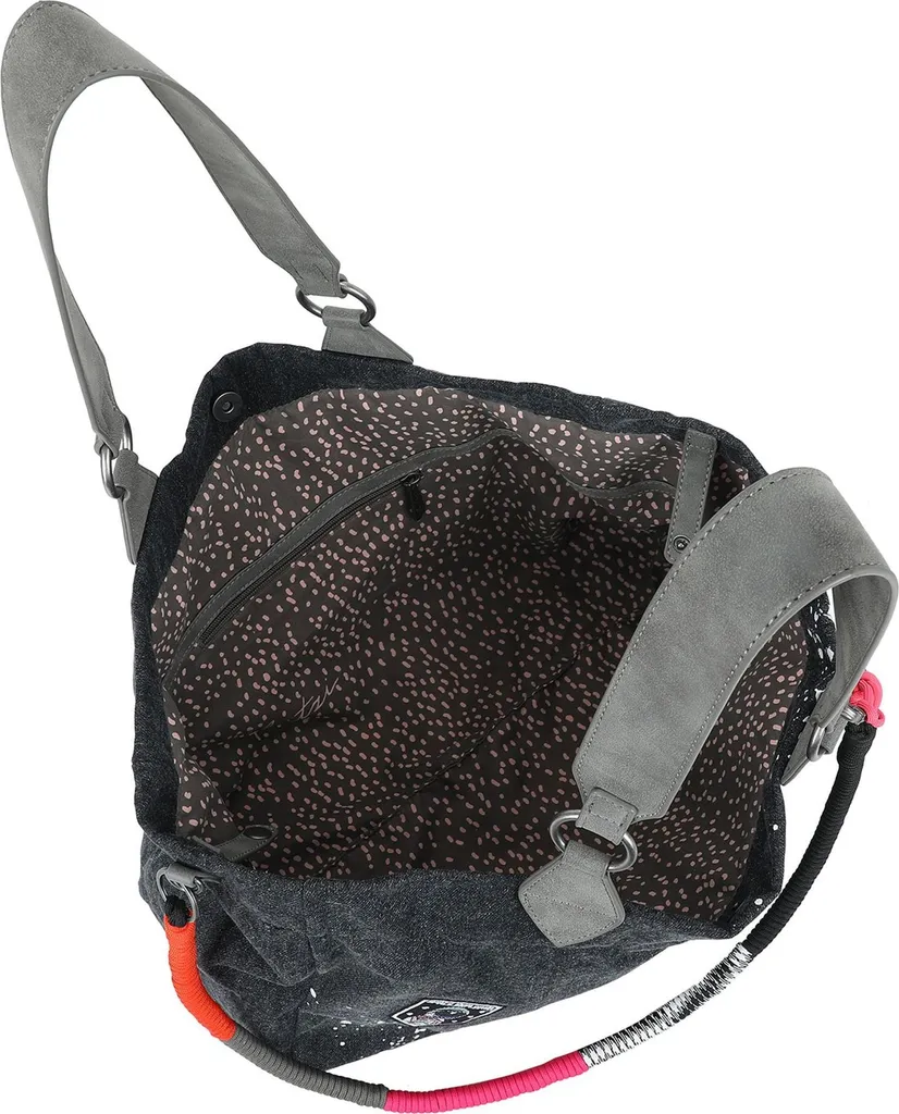 Sac à épaule Izzy Medium gris pour femme idéal pour le travail et les cours - 6