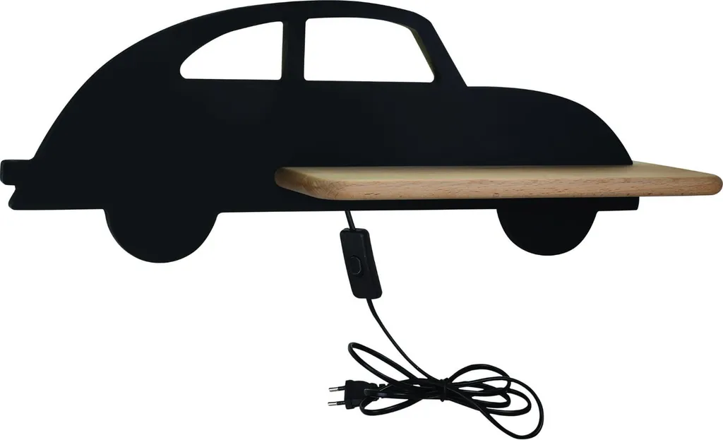 Applique murale LED enfants CAR 2 Noir 5W 4000K - Éclairage de nuit