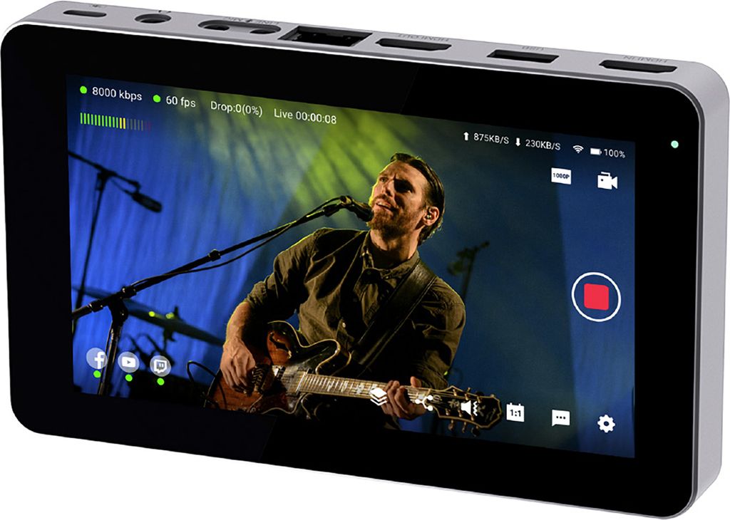 YoloLiv YoloBox Mini Portable Live Streaming Studio Video Mixer und Schnittpult