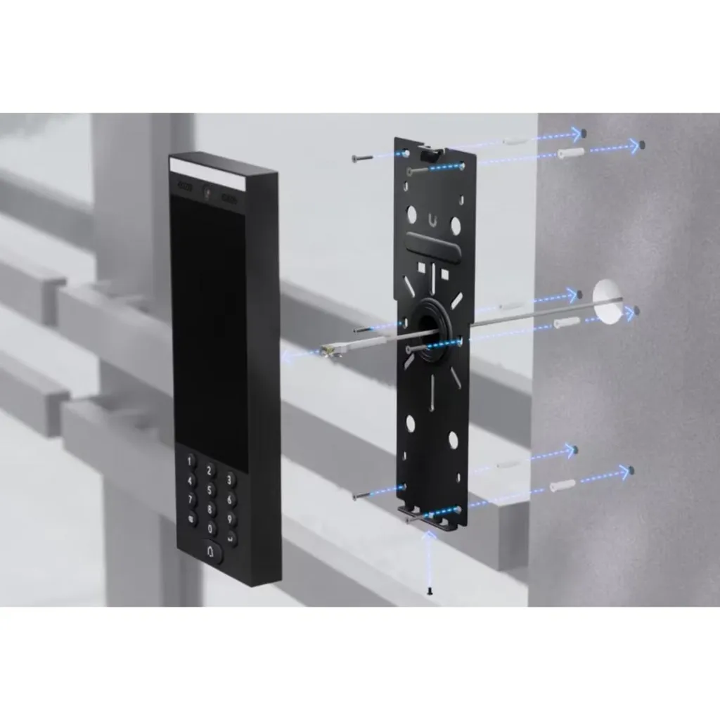 Interphone Alimentation PoE 48V DC Noir avec Audio Bidirectionnel Net - 10