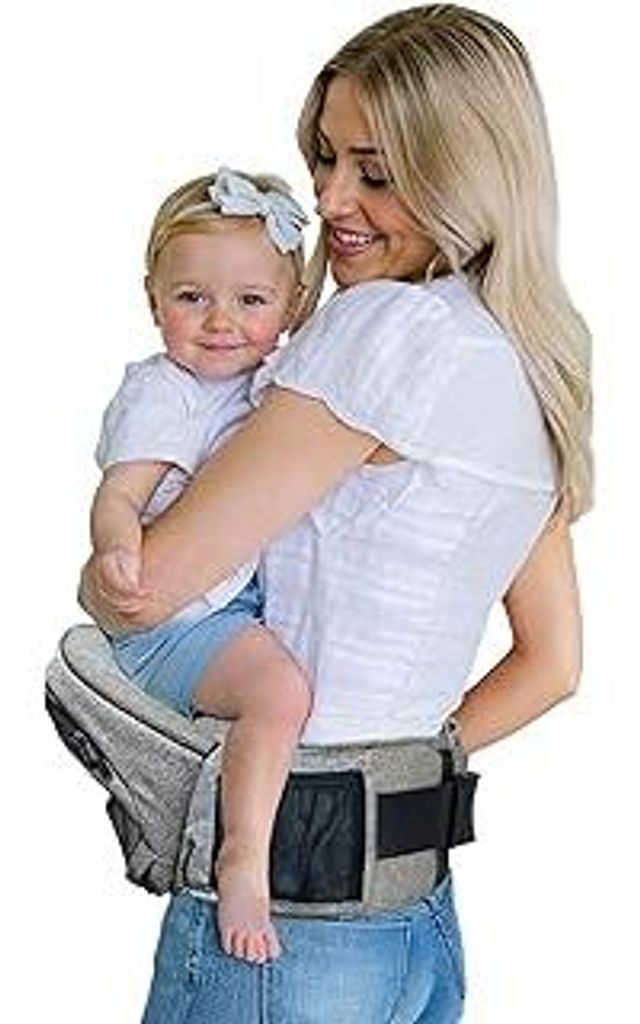 Hüfttrage mit Verlängerung & Baby Hüftsitz - Mom's Choice Award Gewinner, Sicherheitse Hüfttrage, Ergonomische Tragehilfe für Neugeborene & Kl...