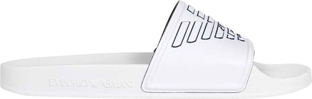 Herrenhausschuhe EMPORIO ARMANI bandeau slide meer schwimmbad beachwear artikel XVPS01 XN129 SCHUHE BEACHWEAR ITALY, EU 41 - UK 7.5 - USA 8 - CN 2...