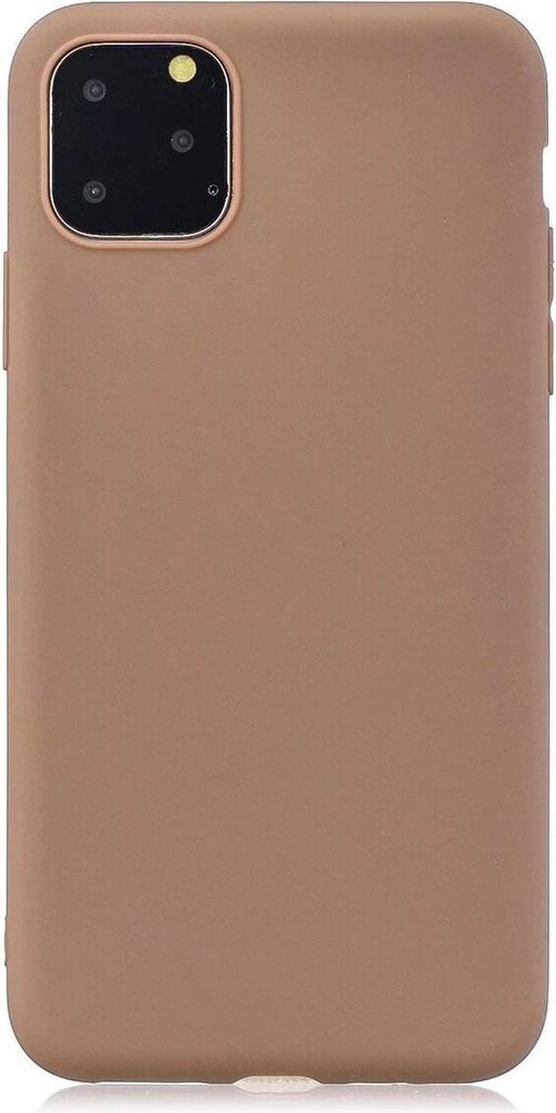 König Design Hülle kompatibel mit Apple iPhone 13 mini Kunststoff Soft Handyhülle - Handy Case Braun