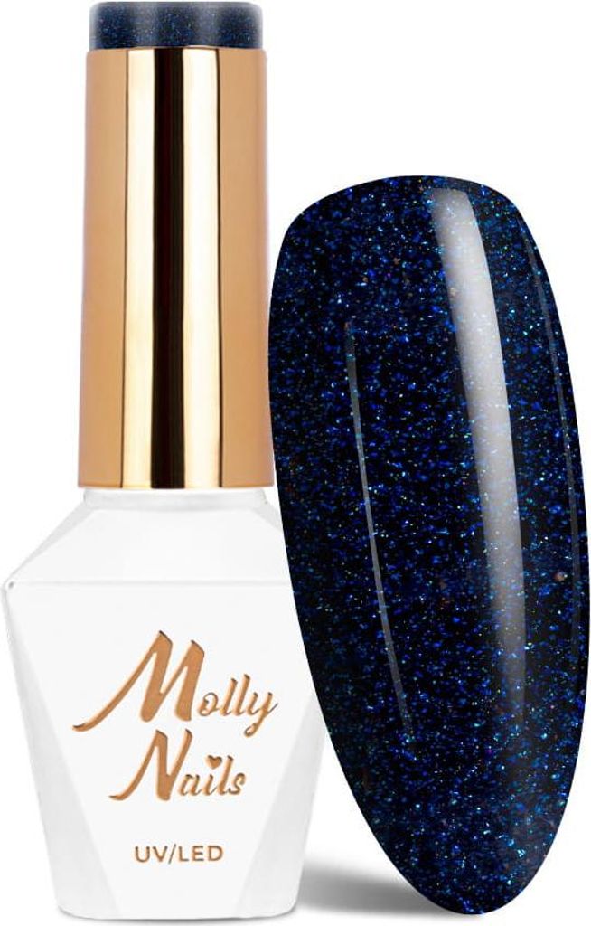 Molly Nails Winter Crystalize Last Night HEMA/Di-HEMA-freier Hybrid-Nagellack, 8 g, Nr. 227