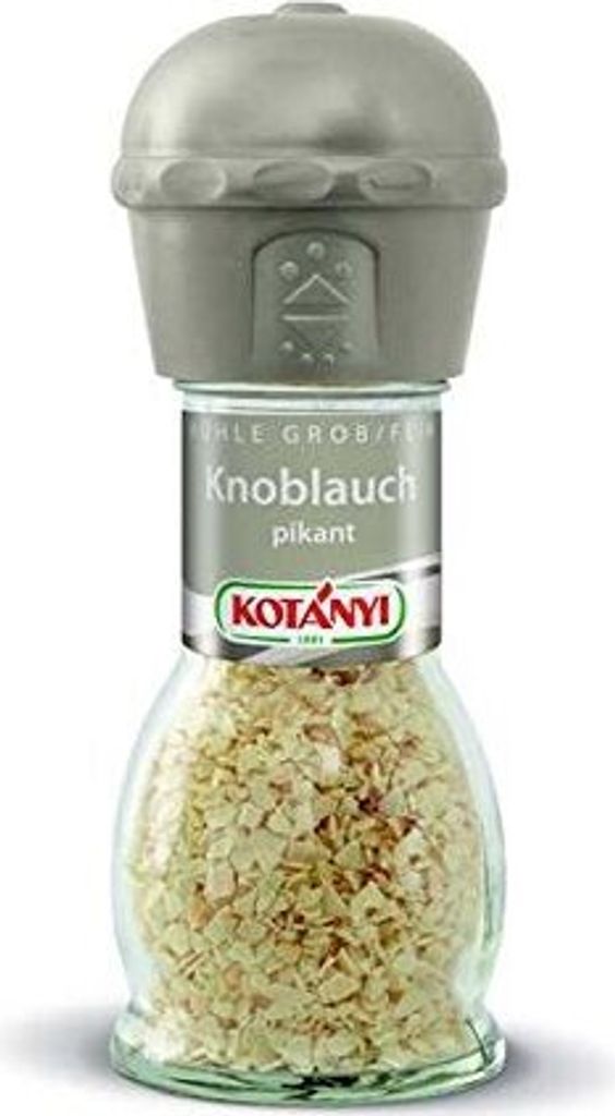 Kotanyi Knoblauch pikant granuliert und getrocknet Mühle 48g