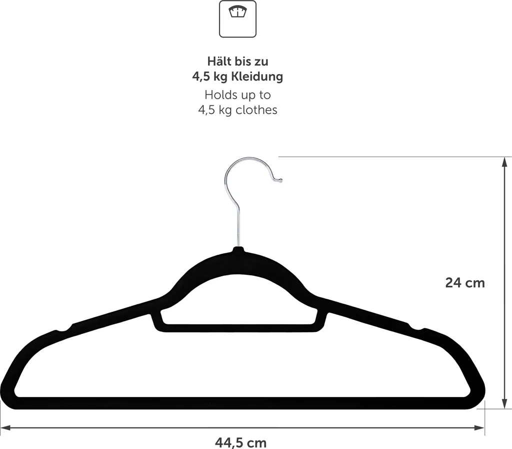 Recensione Blumtal 100 Pezzi Appendiabiti Velluto Nero Salvaspazio - 3