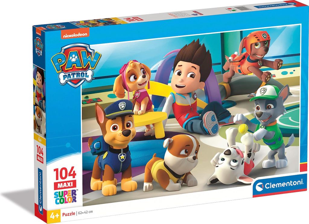 Clementoni 23970 - 104 Teile Maxi Puzzle - Paw Patrol