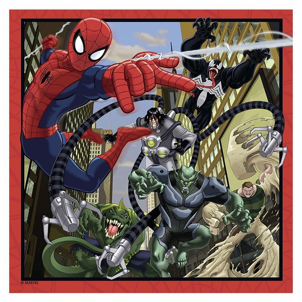 Ravensburger Marvel Avengers Spider-Man Kinder Puzzle 25,36,49 Teile inkl Memory 