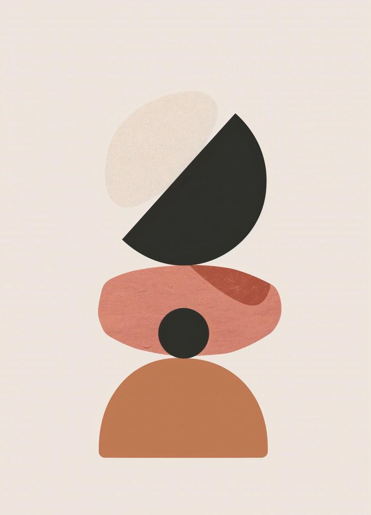 Plakat 20,5x28,4cm Ausgewogene Zusammensetzung